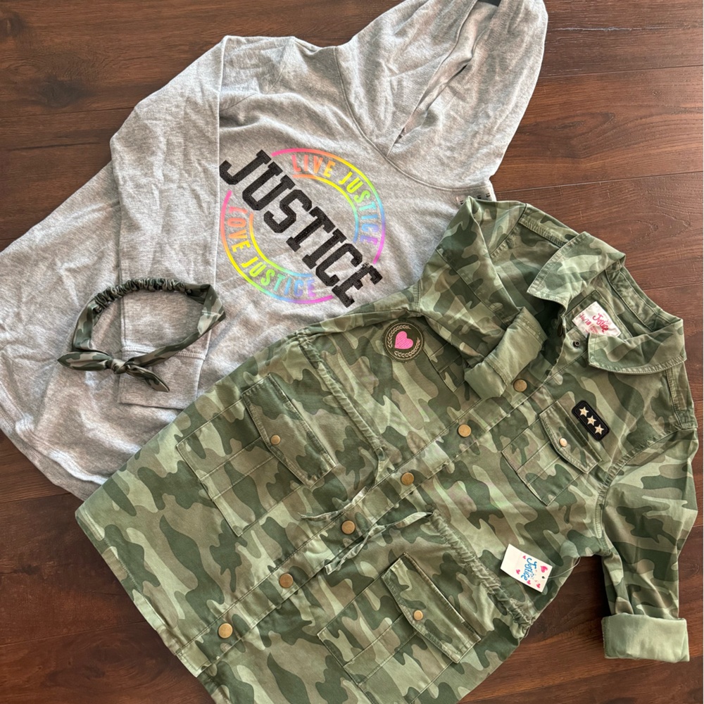 Justice Girls Hoody & Dress Size 16/18 NWT